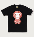 A BATHING APE Ladies' 1ST CAMO BIG BABY MILO TEE