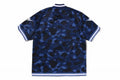 A BATHING APE COLOR CAMO MESH WARM UP RELAXED FIT SHIRT