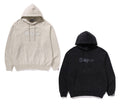 A BATHING APE DESTROYED GARMENT DYED PULLOVER HOODIE