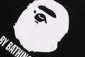 A BATHING APE BAPE KIDS GLITCH WOODLAND CAMO BY BATHING APE TEE
