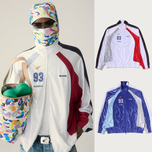 A BATHING APE SOCCER TRACK JACKET