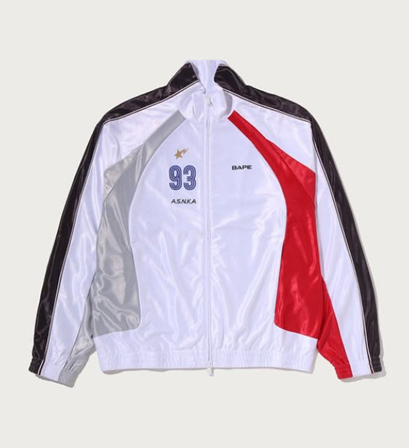 A BATHING APE SOCCER TRACK JACKET