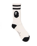 A BATHING APE APE HEAD LINE SOCKS