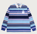 A BATHING APE BY BATHING APE STRIPE RELAXED FIT POLO LS TEE