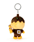A BATHING APE BABY MILO STORE BABY MILO PLUSH DOLL KEYCHAIN TOKOYAKI