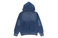 A BATHING APE Ladies' INDIGO PULLOVER HOODIE