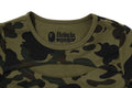 A BATHING APE Ladies' 1ST CAMO CUT OUT TEE