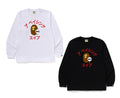 A BATHING APE TOKYO KATAKANA COLLEGE L/S TEE ( Tokyo Limited )