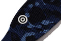 A BATHING APE COLOR CAMO CROCHET RELAXED FIT SHARK FULL ZIP HOODIE
