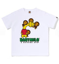 A BATHING APE BAPE KIDS MILO DINOSAURS TEE