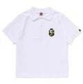 A BATHING APE BAPE KIDS ONE POINT POLO SHIRT