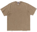 A BATHING APE GARMENT DYE BATHING APE LOGO RELAXED FIT TEE