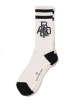 A BATHING APE APE HEAD LINE SOCKS