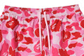 A BATHING APE ABC CAMO APE HEAD ONE POINT BEACH SHORTS