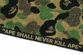 A BATHING APE ABC CAMO BATH TOWEL