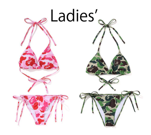 A BATHING APE Ladies' ABC CAMO SWIM WEAR