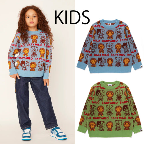 A BATHING APE BAPE KIDS BABY MILO TOY KNIT