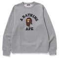 A BATHING APE GO APE POINTER COLLEGE CREWNECK SWEAT SHIRT ONLINE EXCLUSIVE