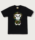 A BATHING APE Ladies' 1ST CAMO BIG BABY MILO TEE