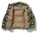 A BATHING APE ABC CAMO DOWN JACKET