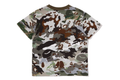 A BATHING APE BAPE KIDS HYBRID CAMO ONE POINT TEE