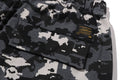 A BATHING APE MULTI PIXEL CAMO BAPE STA LOGO CARGO RELAXED FIT SWEAT SHORTS