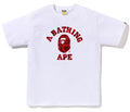 A BATHING APE COLOR CAMO COLLEGE TEE