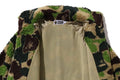 A BATHING APE ABC CAMO METAL ONE POINT BOA JACKET