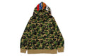 A BATHING APE ABC CAMO 2ND APE FULL ZIP HOODIE