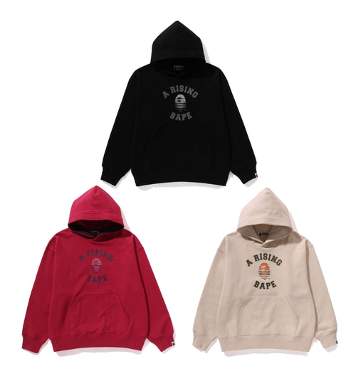 A BATHING APE A RISING BAPE PULLOVER HOODIE ( RELAXED FIT )