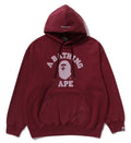 A BATHING APE GARMENT DYE COLLEGE PULLOVER HOODIE