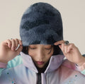 A BATHING APE Ladies' COLOR CAMO FURRY BEANIE