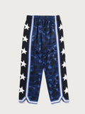 A BATHING APE COLOR CAMO MESH HIGH SPLIT SNAP BUTTON RELAXED FIT PANTS