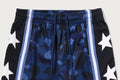 A BATHING APE COLOR CAMO MESH HIGH SPLIT SNAP BUTTON RELAXED FIT PANTS