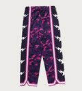 A BATHING APE COLOR CAMO MESH HIGH SPLIT SNAP BUTTON RELAXED FIT PANTS