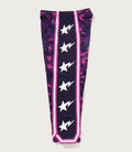 A BATHING APE COLOR CAMO MESH HIGH SPLIT SNAP BUTTON RELAXED FIT PANTS