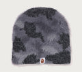 A BATHING APE Ladies' COLOR CAMO FURRY BEANIE