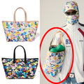 A BATHING APE MULTI CAMO TOTE BAG