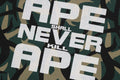 A BATHING APE TRIAL CAMO CREWNECK SWEAT SHIRT