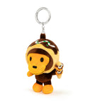 A BATHING APE BABY MILO STORE BABY MILO PLUSH DOLL KEYCHAIN TOKOYAKI