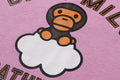 A BATHING APE BAPE KIDS BABY MILO CLOUD LS TEE