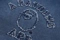 A BATHING APE Ladies' INDIGO PULLOVER HOODIE