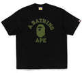 A BATHING APE COLLEGE MONOGRAM COLLEGE RELAXED FIT TEE