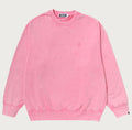 A BATHING APE GARMENT DYED ONE POINT RELAXED FIT CREWNECK SWEAT SHIRT