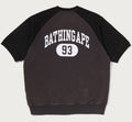 A BATHING APE COLLEGE RELAXED FIT SWEAT TEE