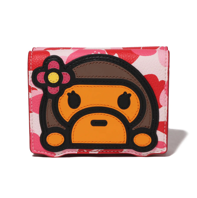 A BATHING APE Ladies' ABC BABY LISA LEATHER WALLET