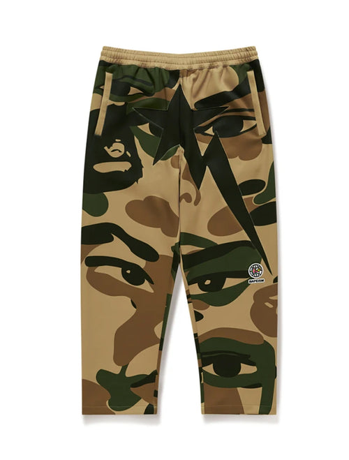 A BATHING APE BAPE x KIDSUPER PATCHWORK TRACK PANTS