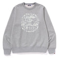 A BATHING APE BAPE STORE HARAJUKU CREWNECK SWEAT SHIRT HARAJUKU LIMITED