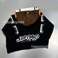 A BATHING APE BAPE KIDS BABY MILO SKULL ZIP DOUBLE HOODIE
