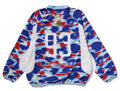 A BATHING APE CREEN CAMO FOOTBALL LOGO RELAXED FIT CREWNECK - happyjagabee store